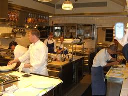 Photograph of the French Laundry kitchen
