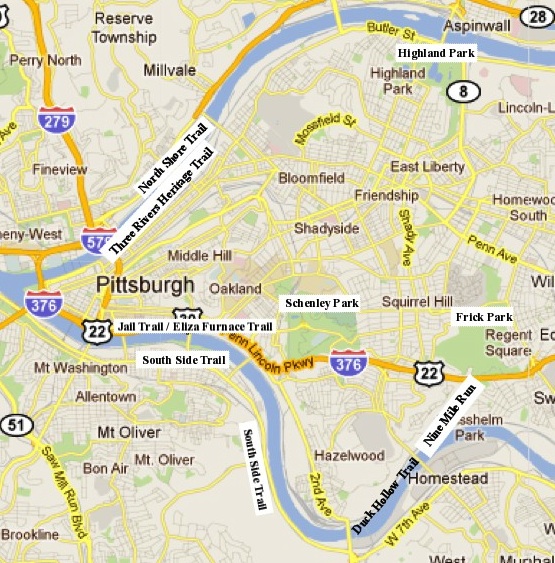 Running in Pittsburgh, Pennsylvania. Best routes and places to run in  Pittsburgh