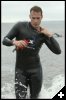Small photo of Dave at T1 at the tiverton triathlon