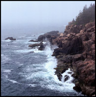 Stormy shore - Ingraham Point